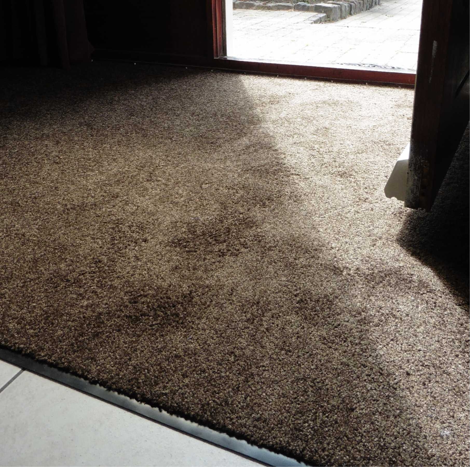 schoonloopmat Gent de Luxe licht bruin