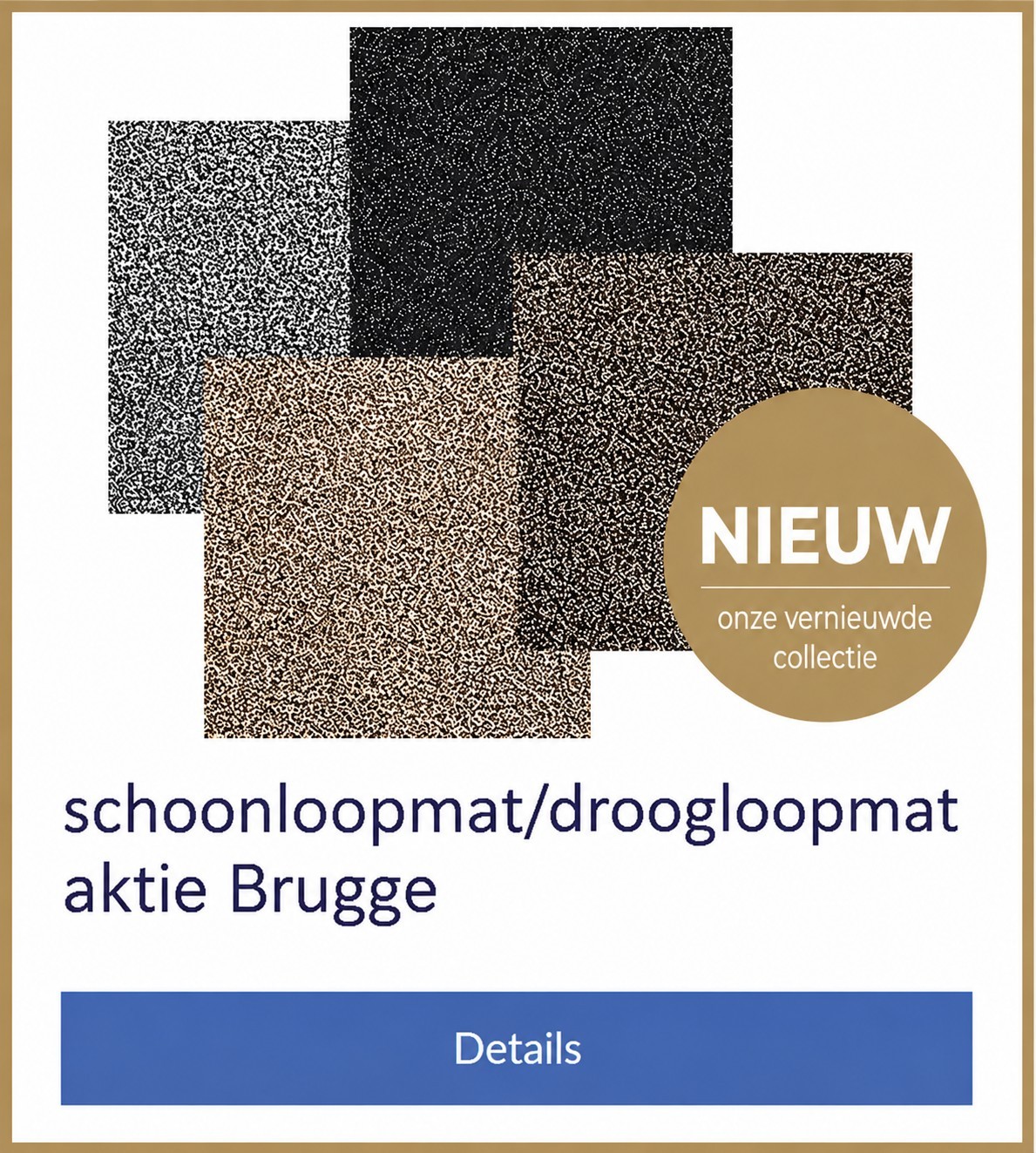 schoonloopmat op maat aktie brugge