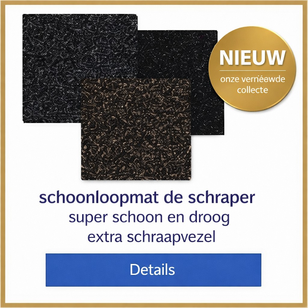 schoonloopmat op maat de schraper