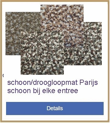 schoon/droogloopmat Gent
